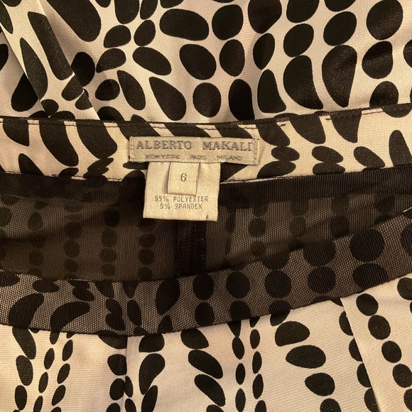 Alberto Makali skirt black white lace size 6 - Picture 7 of 8